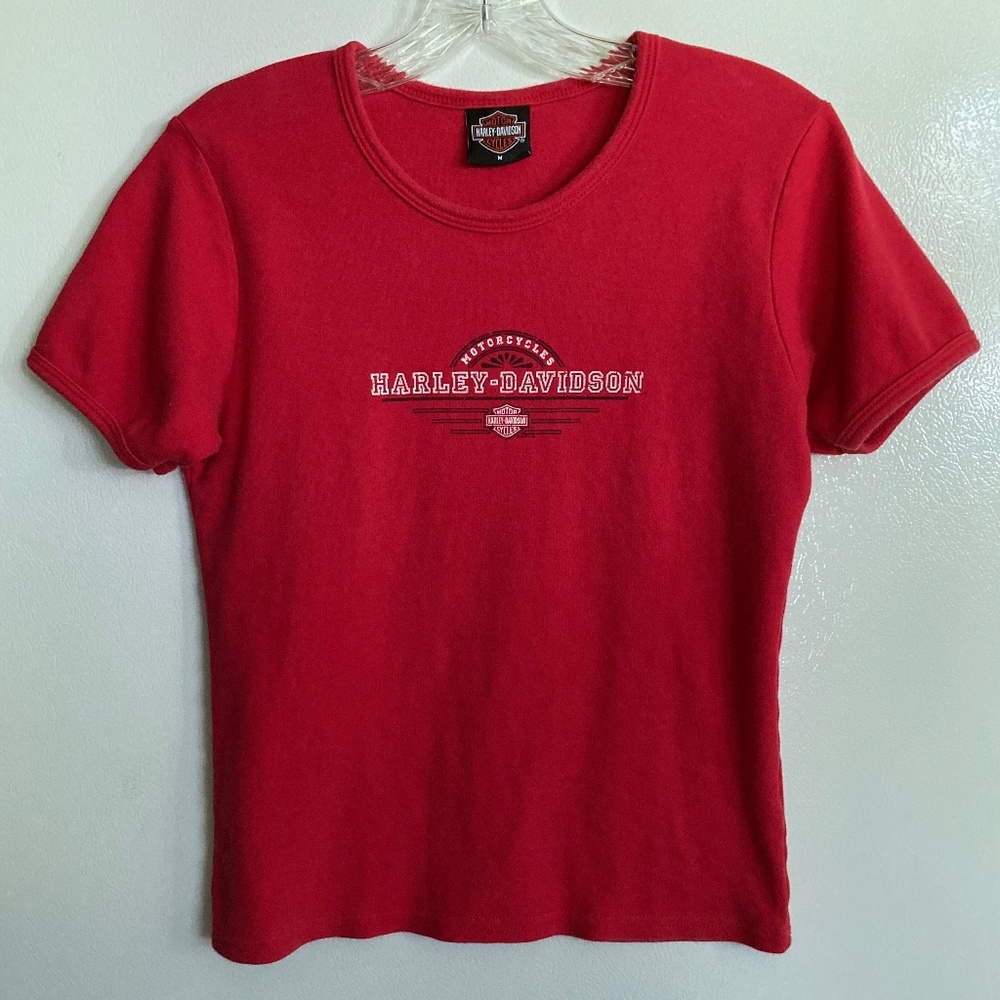 Red Manatee Crystal River HARLEY DAVIDSON Homosassa FL T-Shirt Top